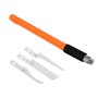 Mini Scie à Main Élagage en Métal + Plastique Scie à Main Multifonction avec 3 Lames Différentes Lames Outil Accessoire pour Déc