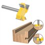 ASNOMY Fraise a Surfacer, 8mm Tige De Nettoyage Bottom Router Bits Surface Rabotage Bits Diamètre De Nettoyage Fond De Menuiseri