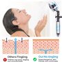 BOBOZHONG Filtre de la Pomme de Douche,10 pièces Filtre de Remplacement pour tête de Douche PP Filtre de Coton Chlore et Le Fluo