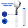 BOBOZHONG Filtre de la Pomme de Douche,10 pièces Filtre de Remplacement pour tête de Douche PP Filtre de Coton Chlore et Le Fluo