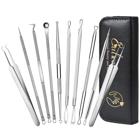 10Pcs Extracteur Point Noirs Professional Trousse à Outils