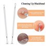 10Pcs Extracteur Point Noirs Professional Trousse à Outils, Blackhead Remover Outil avec Boîte Extracteur de Point Noir pour Tir