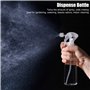 2 Bouteilles En Vaporisateur De 200ml Avec Boucle De Verrouillage-contenant Liquide Rechargeable Pour le Démaquillant, Solution 