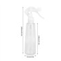 2 Bouteilles En Vaporisateur De 200ml Avec Boucle De Verrouillage-contenant Liquide Rechargeable Pour le Démaquillant, Solution 