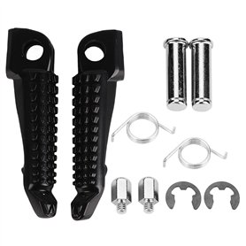 Aramox Repose-Pieds Avant en Aluminium avec 1 Paire de Repose-Pieds Avant en Aluminium pour ZX-6R ZX-7R ZX-9R ZX-10R ZX-12R Z100