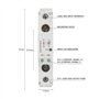 Relais à Semi-Conducteurs Monophasé SMT4810L / SMT4825L AC de contrôle CC ultra-mince avec base 10A / 25A 42VAC-480VAC
