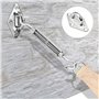 SAIJIAN 12 Pièces Platine Oeil INOX M5 Platine Ancrage INOX 304 Crochet Oeillet Plaque a Oeillet Crochets de Plafond Support Ann