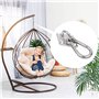 SAIJIAN 12 Pièces Platine Oeil INOX M5 Platine Ancrage INOX 304 Crochet Oeillet Plaque a Oeillet Crochets de Plafond Support Ann