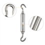 6 Pièces Tendeur Cable M5 Tendeur Cable Inox 304 Réglable Crochet de Ridoir et Crochet pour Tendeur de Fil Cable Acier Corde Cro