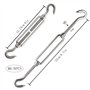6 Pièces Tendeur Cable M6 Tendeur Cable Inox 304 Réglable Crochet de Ridoir et Crochet pour Tendeur de Fil Cable Acier Corde Cro