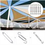 6 Pièces Tendeur Cable M6 Tendeur Cable Inox 304 Réglable Crochet de Ridoir et Crochet pour Tendeur de Fil Cable Acier Corde Cro