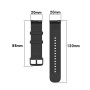Diman Silicone Bracelet pour Amaz fit GTS 3/GTS 4 Mini/GTS 2/GTS 2e/Bip U/Bip U Pro/Bip Lite, [2 Pièces] 20mm Souple Bracelets d