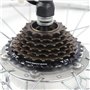 Ebike Kit de conversion de roue arrière 28" 36 V 350 W avec affichage LCD, capteur PAS et sac de contrôleur, levier de frein pou
