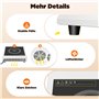 Cuisinière à induction commerciale 3500 W, cuisinière à induction professionnelle avec chauffage rapide et contrôle de la tempér