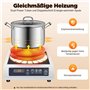 Cuisinière à induction commerciale 3500 W, cuisinière à induction professionnelle avec chauffage rapide et contrôle de la tempér