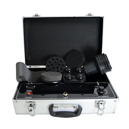 Appareil de massage manuel vibrant pour le corps - Machine à brûler les graisses à vibration G5 - Boîte de rangement portable -