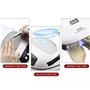 Accessoire de ponceuse à ongles, 3 en 1, lime à ongles, sèche-ongles, kit de pédicure électrique, écran LED, poignée confortable