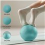 VELLUSTRA 2PCS Ballon Grossesse, 25CM Balles d'exercices Fitness, Gymnastique Gym avec Pompe Rapide, Anti-éclatement et Anti-Dér
