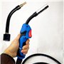 14pcs Poste a Souder Mig sans Gaz Embouts de Contact de Buse de Soudage 15AK MIG/MAG Support de Connecteur de Gaz M6 0,6 0,8 1,0