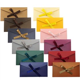 TYFYH 24 Pcs Enveloppes Colorées