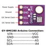CUQI GY-BME280 Capteur de Pression barométrique, capteur de Pression altimètre calibré avec Module altimètre IIC I2C pour module