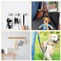 WLUOS 50 Pièces 15 cm Porte-Clés en Fil Porte-Clés en Câble Boucle Cable Porte Clé en Fil Acier Inoxydable avec Serrure à Vis po