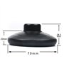 L'Interrupteur à Pédale MZMing [1 Simple] Peut Etre Connecté à des Ampoules Noires Souples Standard à 2 ou 3 Fils Pour Lampes de