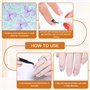 CCUCKY Fleurs Séchées à Ongles Naturelles, 2 Boîtes de Vraies Fleurs à Ongles pour DIY Faire de l'Artisanat, Arts des Ongles