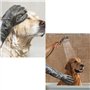 FIPASEN Imperméable Gants de Manutention pour Animal, 60CM/ 23,6 Pouces Gants en Cuir Renforcé Anti-Morsure pour Le Bain, Le Toi