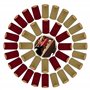 OHYER 100 Pièces Vin Capsules Rétractables en PVC Capsules Thermorétractables Bouteille Vin Capsules Rétractable Bouchon Thermor