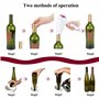 OHYER 100 Pièces Vin Capsules Rétractables en PVC Capsules Thermorétractables Bouteille Vin Capsules Rétractable Bouchon Thermor