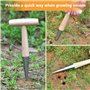 Guador Ensemble de Pots de Fleurs bulbeux 2 pièces, Ensemble d'outils à Main pour bulbes de Fleurs, utilisé pour Planter des Fle