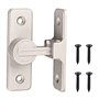 Verrou Serrure De Fermeture Porte Interieure Coulissante De Lumineux 90° Loquet De Crochet A Porte Bascule Boulon De Verrouillag