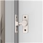 Verrou Serrure De Fermeture Porte Interieure Coulissante De Lumineux 90° Loquet De Crochet A Porte Bascule Boulon De Verrouillag