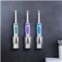 Support Brosse a Dent,2PCS Support pour Organisateur de Stockage Auto-adhésif Mural en Acier Inoxydable 304 Porte Brosse à Dents