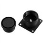 YIXNSW Lot de 12 pieds de meubles de 5 cm, noirs, réglables en hauteur de 1 à 10 mm, réglables avec vis, pour canapé, table de c