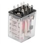 AC 220V 5A Relais Électromagnétique Mini Relais Intermédiaire Relais de Puissance 11 Broches avec l'indicateur Rouge