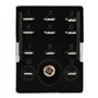 AC 220V 5A Relais Électromagnétique Mini Relais Intermédiaire Relais de Puissance 11 Broches avec l'indicateur Rouge