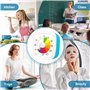 VIPNAJI Minuteur analogique visuel, Compte à rebours Silencieux, Outil de Gestion du Temps pour Enfants et Adultes, 60 Minutes, 