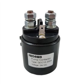 JWDAWN Contacteur de moteur de pompe hydraulique QCC15 200 A 24 V bobine gagnant 24 V 200 A Interrupteur de relais solénoïde pou