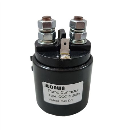 JWDAWN Contacteur de moteur de pompe hydraulique QCC15 200 A 24 V bobine gagnant 24 V 200 A Interrupteur de relais solénoïde pou