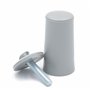 Lot de 8 butées de volet roulant, Accessoire Volet Roulant - Couleur : gris/marron (gris fermé)