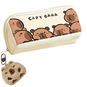 arrderly Capybara Trousse à crayons grande capacité pour l'école et les enfants