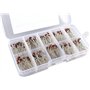 HALJIA Assortiment de 200 diodes Zener 1 W Modèles : 1N4728 1N4729 1N4730 1N4731 1N4732 1N4733 1N4734 1N4735 1N4736 1N4737