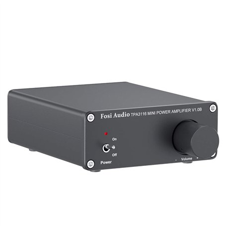Fosi Audio V1.0B Amplificateur Audio Stéréo 2 Canaux