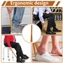 Axinost - bois Chausse-pied avec corde suspendue(32cm),chausse-pied à long manche,Chausse-pied en bois de chêne,parfait pour Hom