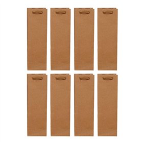 24pcs à Main de vin en Papier Kraft vin boit Le d'emballage de Rangement réutilisable pour Bouteilles de vin spiritueux Whisky (