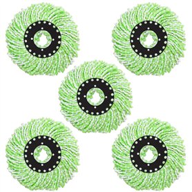 Têtes Microfibre Balai Rond Têtes Mop Tête de Vadrouille Rechange Tête de Balai à Franges