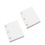 Lot de 2 recharges de mini grille pour agenda à 3 trous pour classeur à 3 anneaux