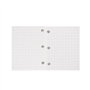 Lot de 2 recharges de mini grille pour agenda à 3 trous pour classeur à 3 anneaux